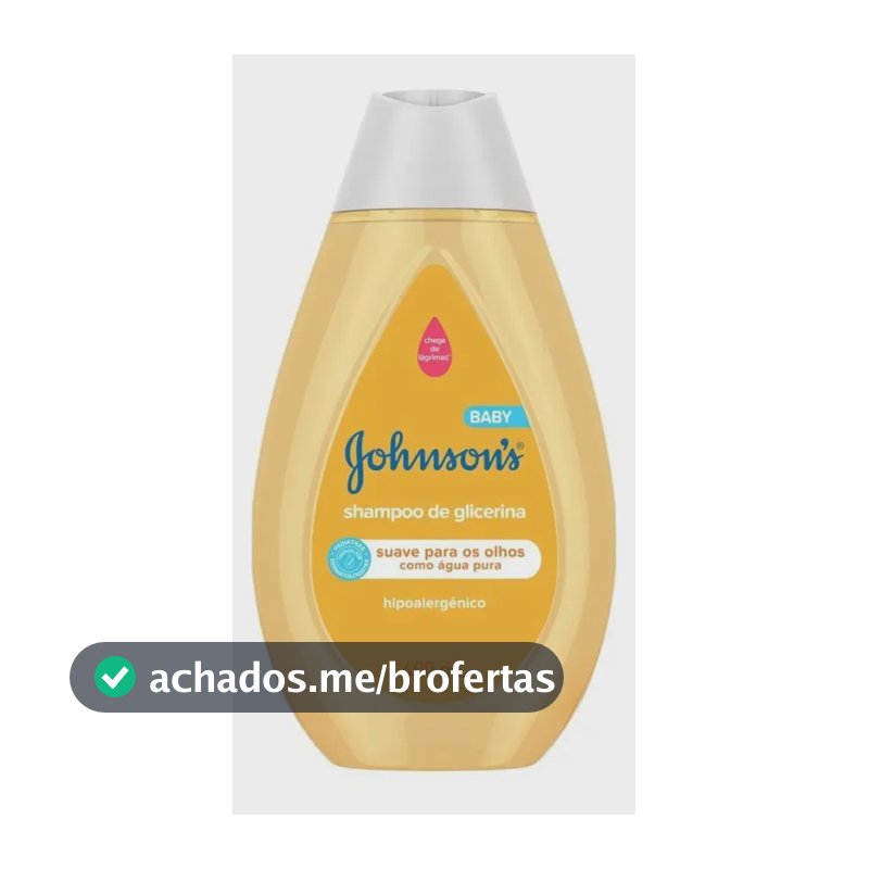 Shampoo Para Bebê Johnson's Baby De Glicerina, 400ml