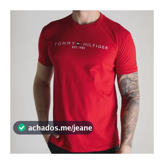 Camiseta Masculina Tommy Hilfiger Classic 1985