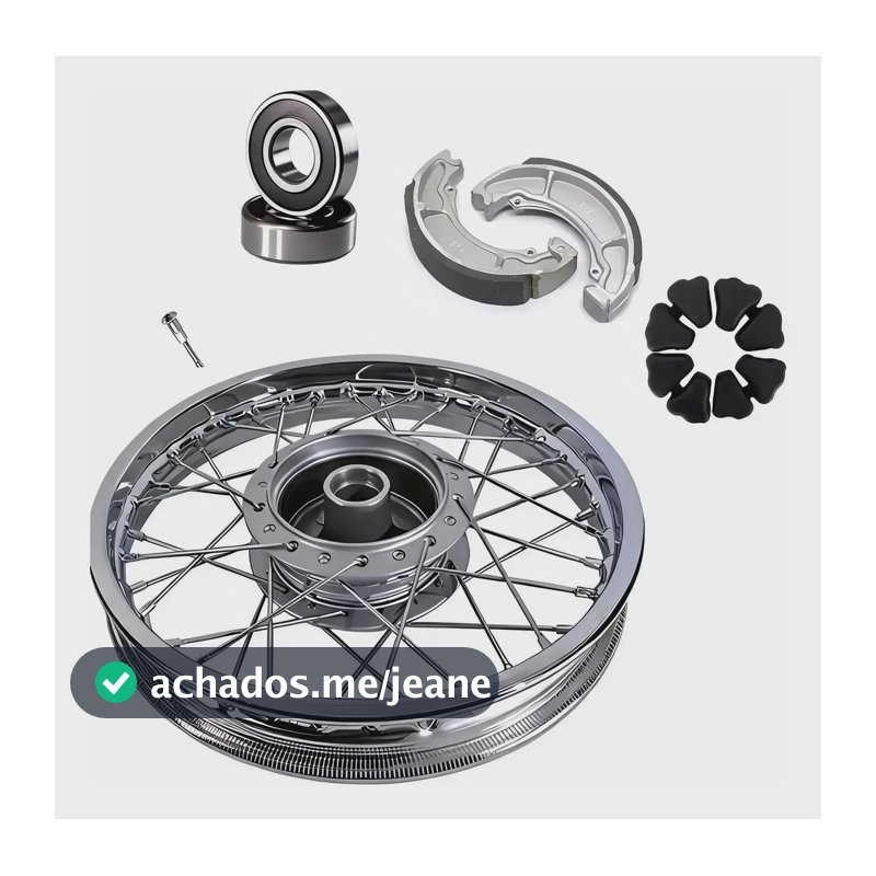 Roda Traseira Titan Fan Cg 150 (todas) Completa(só Instalar)