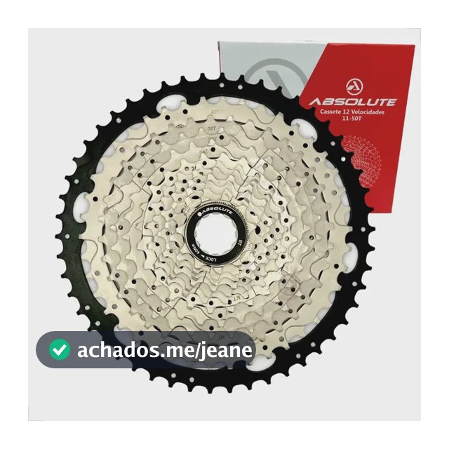 Cassete K7 12v Absolute 11/50 1x12v P/ Freehub 8v/9v/10v Mtb