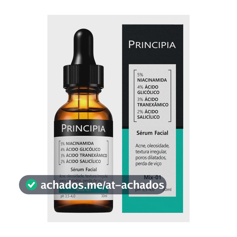 Sérum Facial Principia Mix-01 Uso Noturno Para Todos os Tipos de Pele