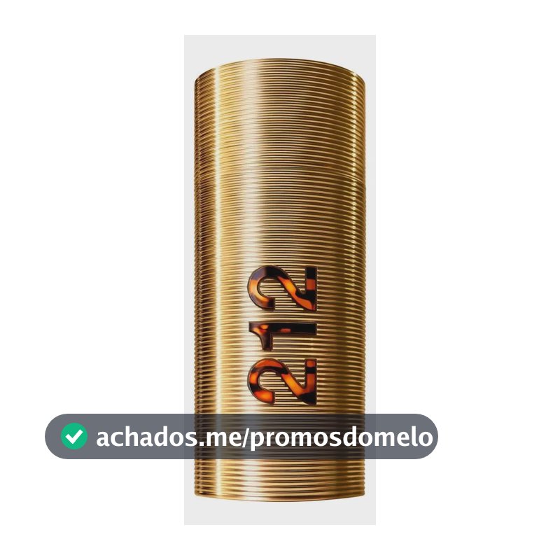 Perfume Masculino Carolina Herrera 212 Men Parfum Eau de Parfum - Amadeirado Ambarado Importado - Perfume masculino de Alta Fixação 100ml