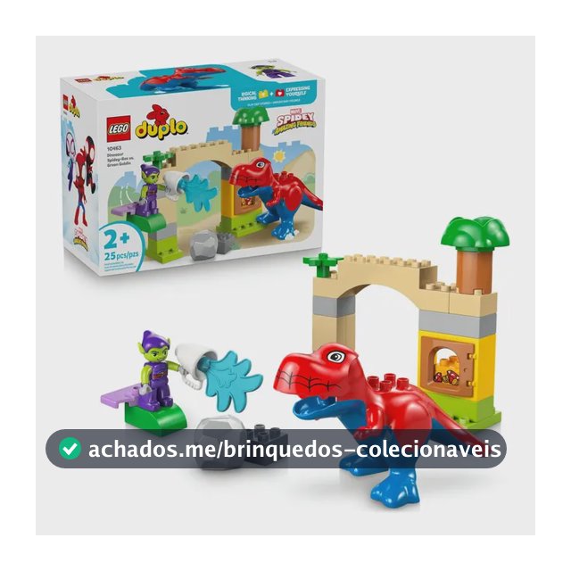 Lego® Duplo Marvel Dinossauro Spidey-rex Duende Verde 10463 25 Spidey-rex