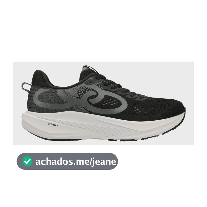 Tênis Feminino De Corrida Respirável Challenger 6 Olympikus Preto E Branco 42 Br