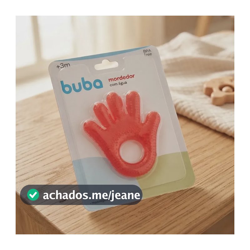 Mordedor Com Água - Buba Liso Pontinho.