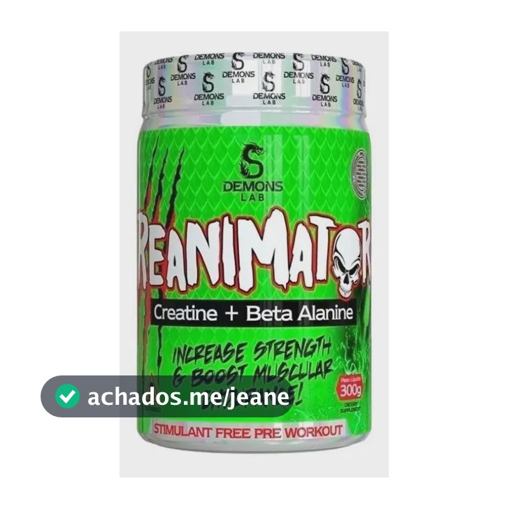 Reanimator Creatina + Beta Alanina 300g - Demons Lab Sem Sab Sem Sabor