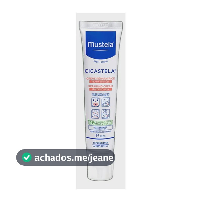 Mustela Cicastela - Creme Hidratante Reparador 40ml Única