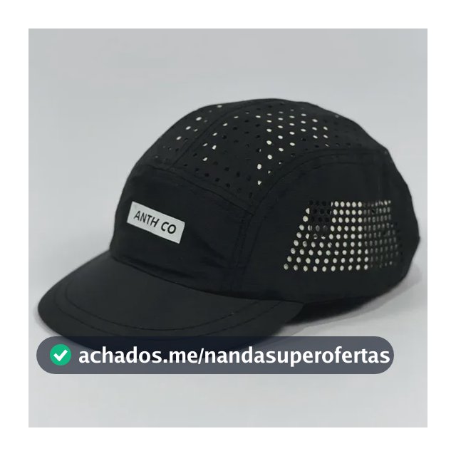 Boné Five Panel Sport Running Aba Curta Flexível Corrida Cor 1 Un Liso