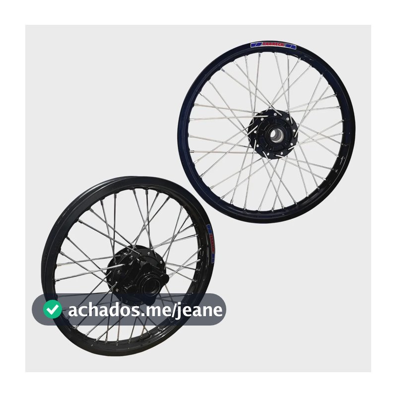 Par Roda Aro Ferro Cg Today 125 99 Freio A Disco Cubo Preto