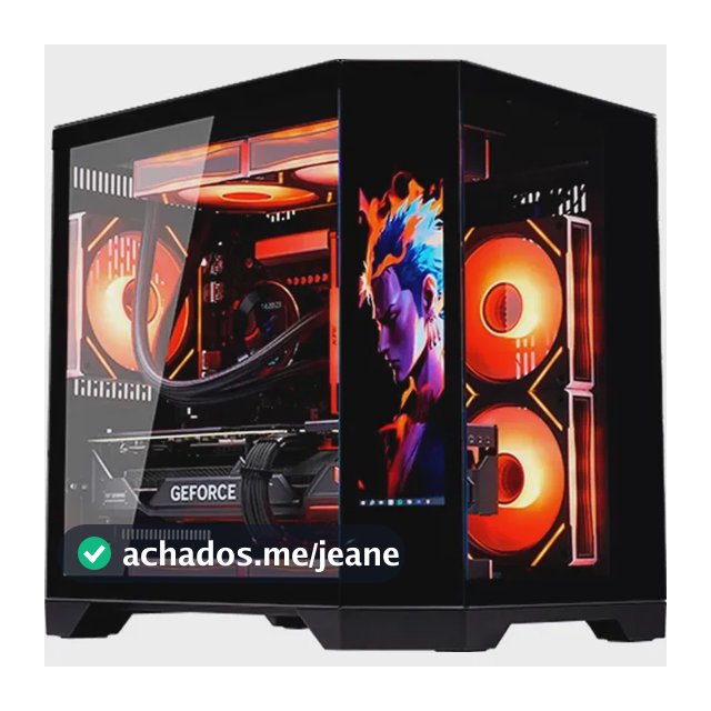 Gabinete Gamer K-mex Aquário Cg-02kv Com Monitor Dynamic