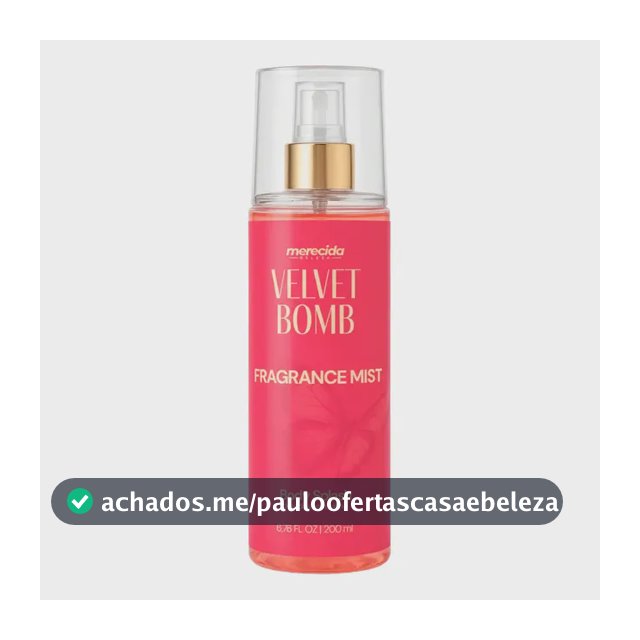 Body Splash Velvet Bomb - Colônia 200ml