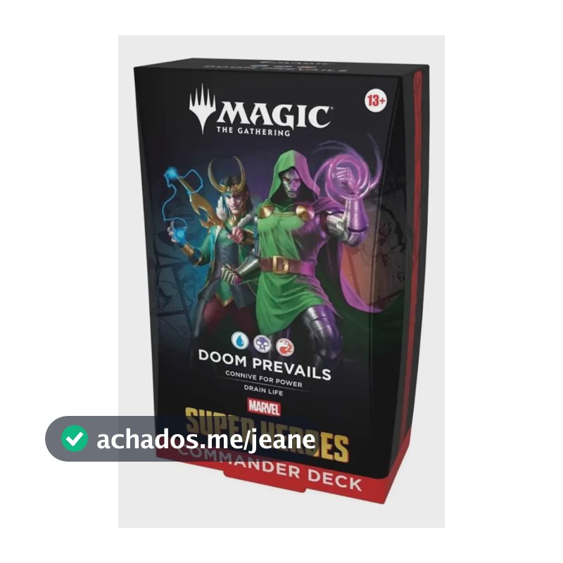 Deck Precon Doom Prevails Marvel Super Heroes Mtg Magic The Gathering Inglês