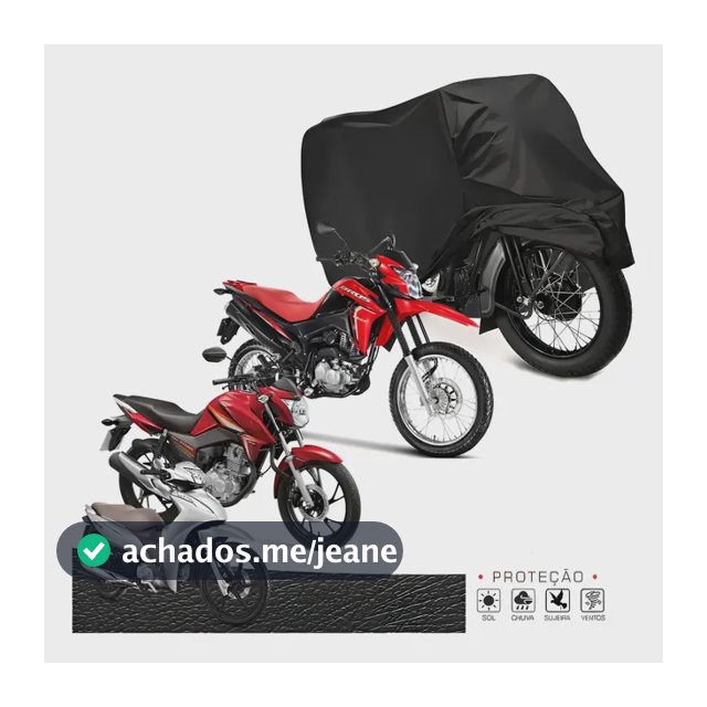 Capa Cobrir Moto Térmica Uv Protetora Sol Chuva Impermeável