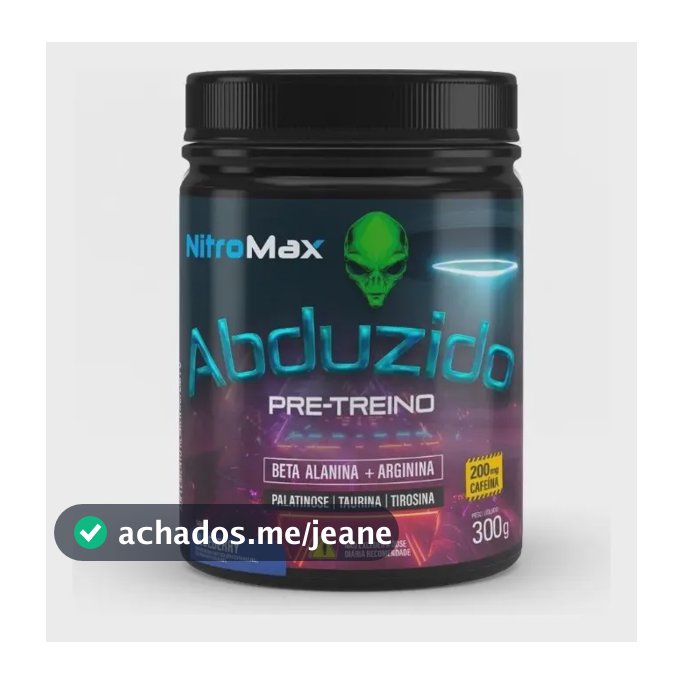 Abduzido Pre Treino Nitro Max Limonada Suica 300g