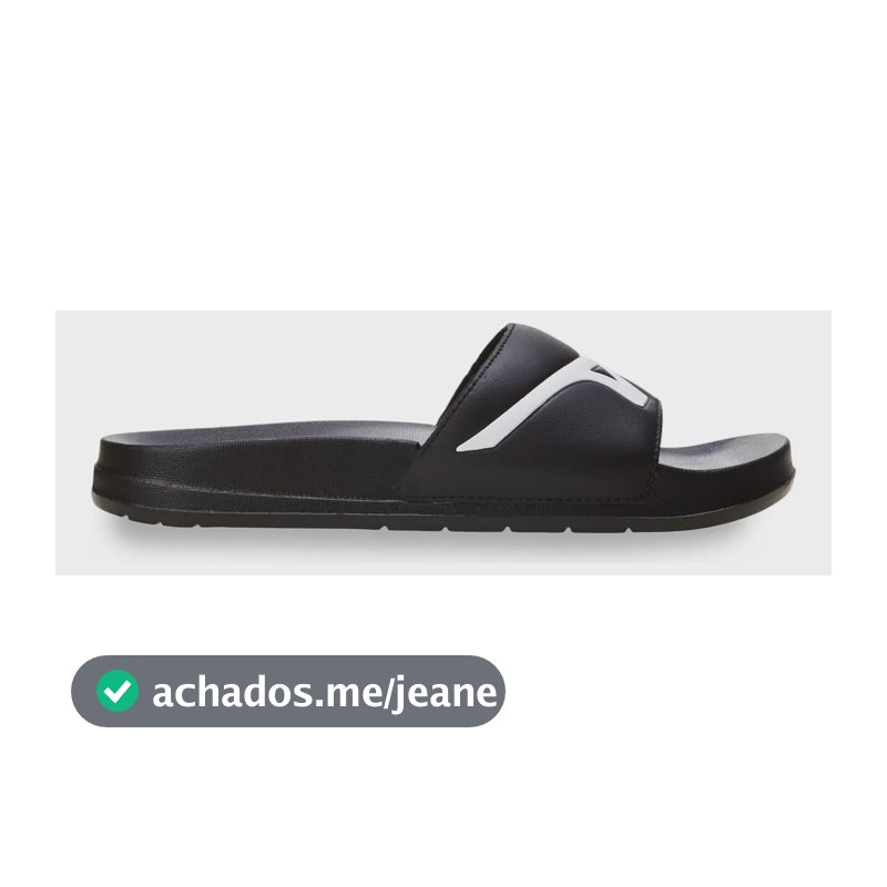 Chinelo Casual Masc/femi Basic Solado De Eva Mizuno Novo Preto Liso 33/34