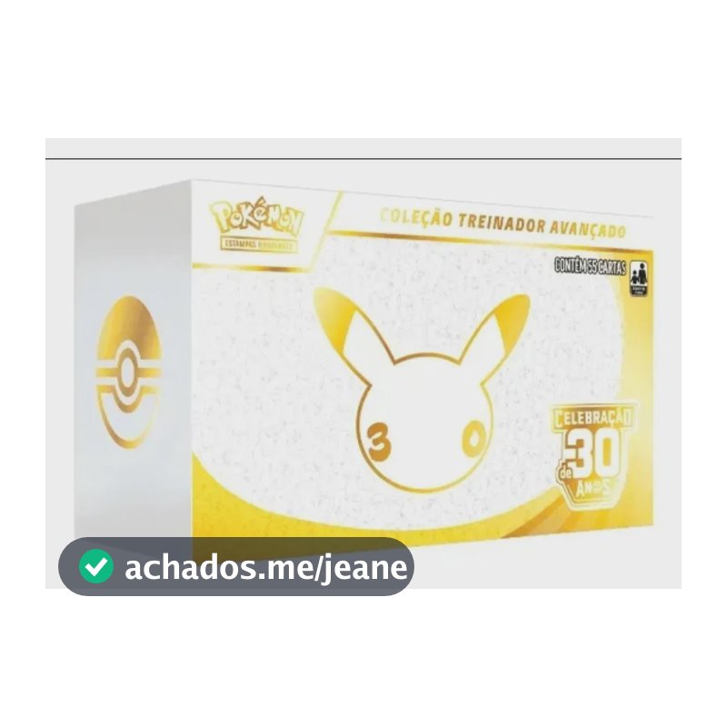 Treinador Avancado Celebracao 30 Anos Copag Pokemon
