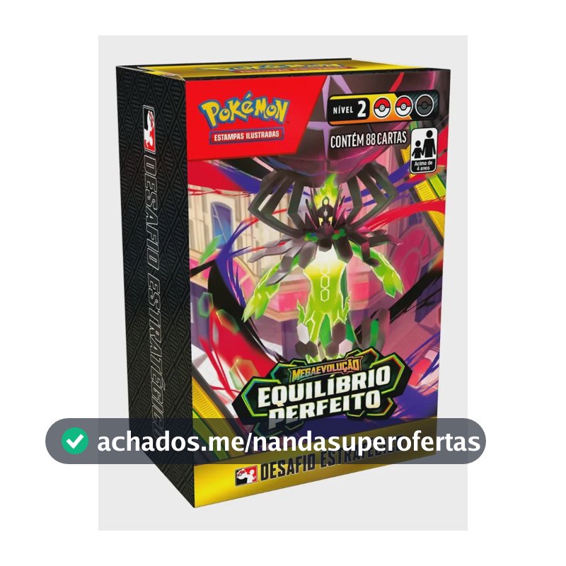 Cartas Pokémon Equilíbrio Perfeito Desafio Estratégico com 88 Cards Copag