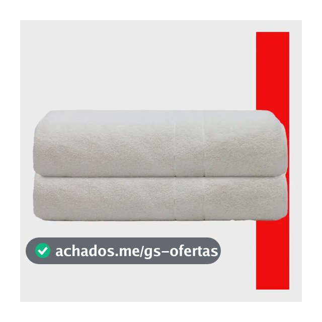 Kit 2 Toalhas De Banho Gigante Galaxy Camesa 75x150 400g/m2 Branco Listras
