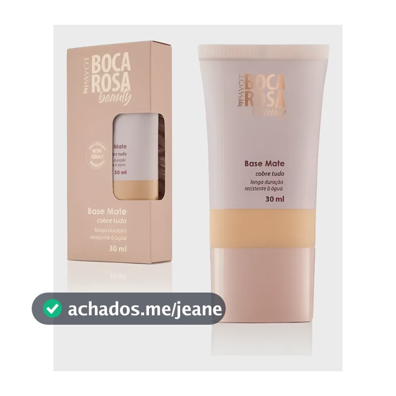 Base Mate Cobre Tudo Boca Rosa Beauty By Payot 02- Ana