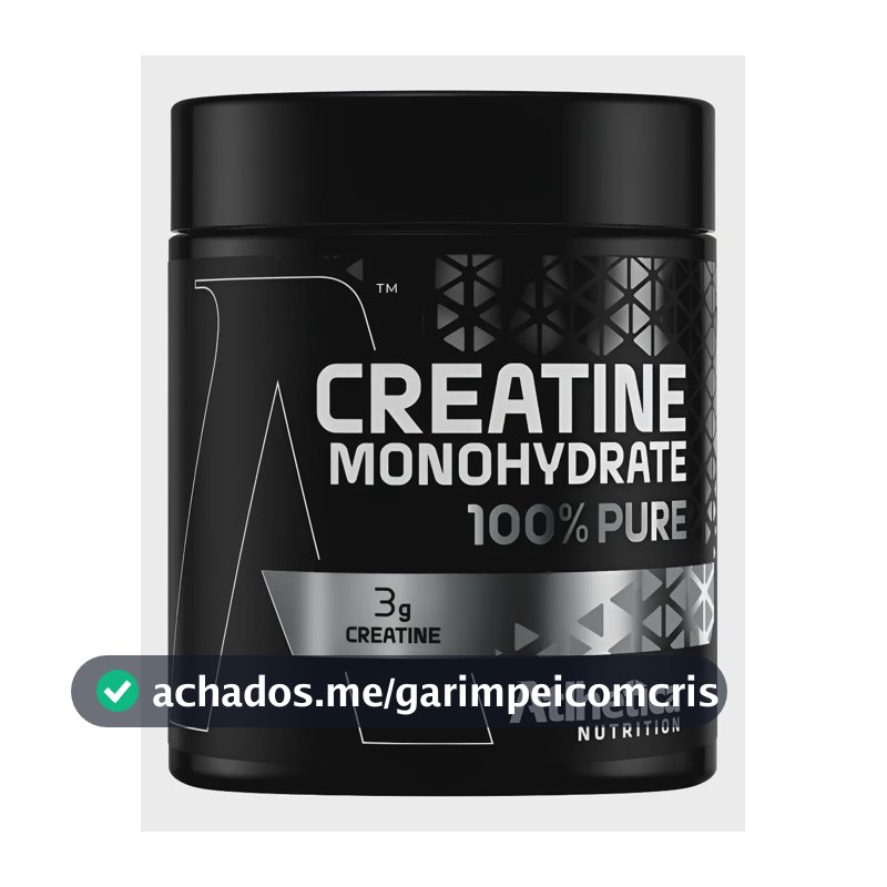 Creatina 300g - Creatine 100% Pure - Atlhetica Nutrition Sab Neutro