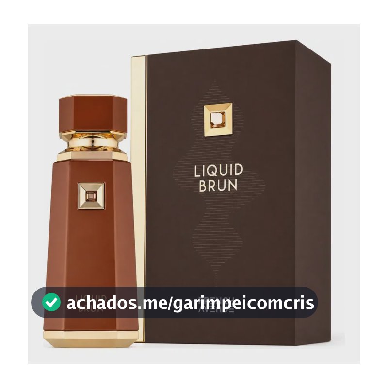 Perfume Árabe - Liquid Brun - French Avenue - Eau De Parfum 100ml - Masculino