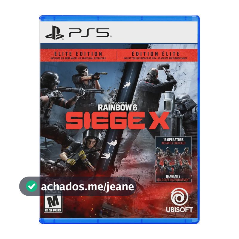 Rainbow Six Siege X Elite Edition Ps5 Midia Fisica