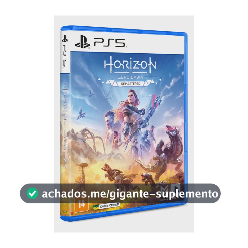Jogo Ps5 Horizon Zero Dawn Remastered Edition Mídia Física Português
