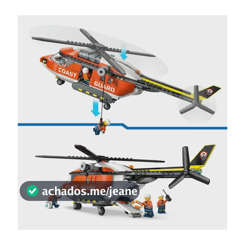 Lego City Helicóptero da Guarda Costeira 60503