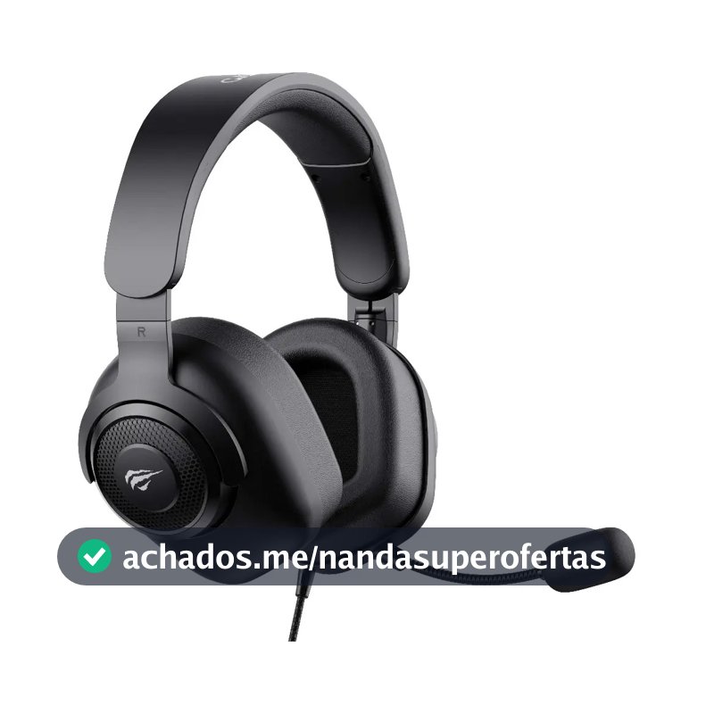Headset Gamer Havit H2230D com Microfone Destacável para PC, Playstation e Xbox