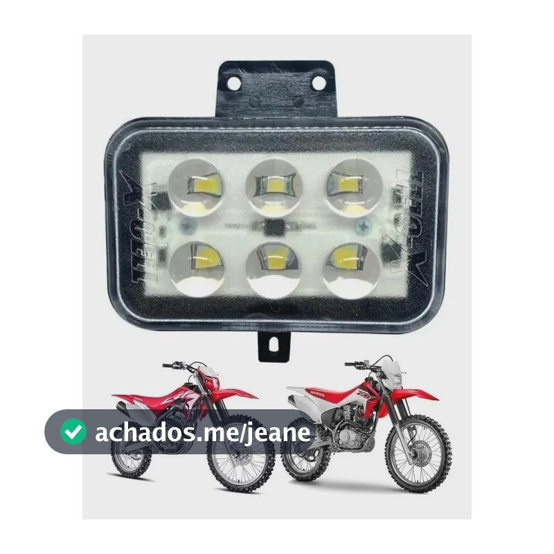 Farol Bloco Óptico Crf 250f  X-cell Com 6 Leds