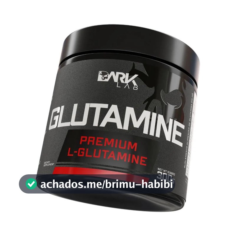 Glutamina L-glutamine 300g Dark Lab Sabor Sem sabor