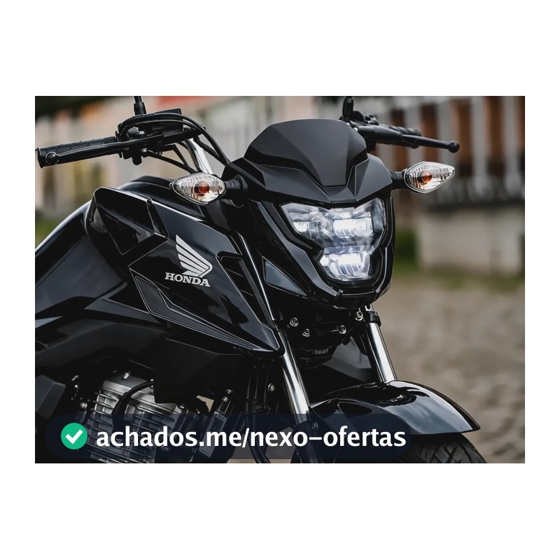 Kit Frente Cg Titan 2025 Completa 160 Adaptada 2014 A 2024 Preto Brilho
