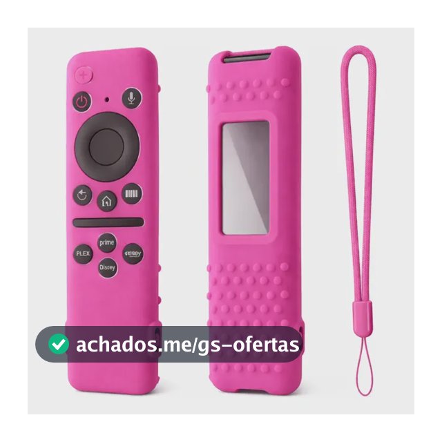 Capa Protetora Silicone Para Controle Tv Samsung Solar Alça