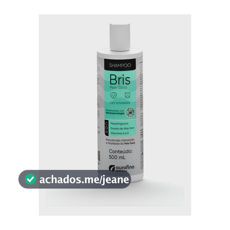 Bris Shampoo Equilíbrio Pele Seca Ourofino 500ml