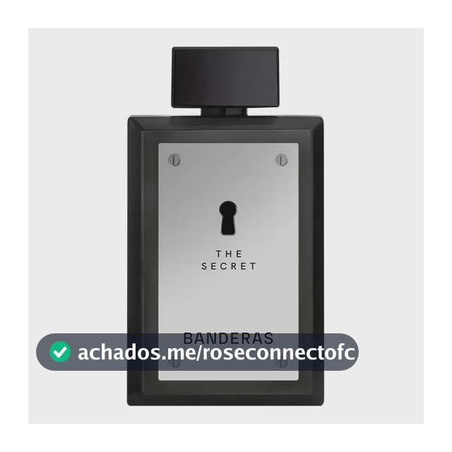Perfume Masculino Banderas The Secret EDT 200 ml - Oriental Especiado Fresco - Perfume importado masculino de Banderas, expressa masculinidade e sensualidade.