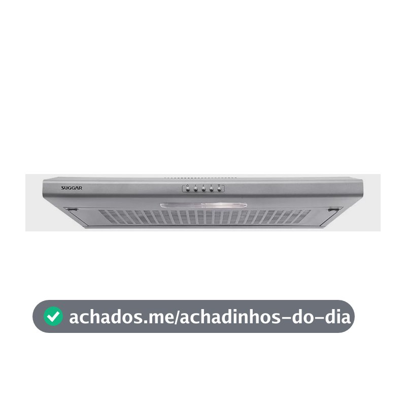 Depurador De Ar Suggar Slim 60cm Manta Prata Di601pr