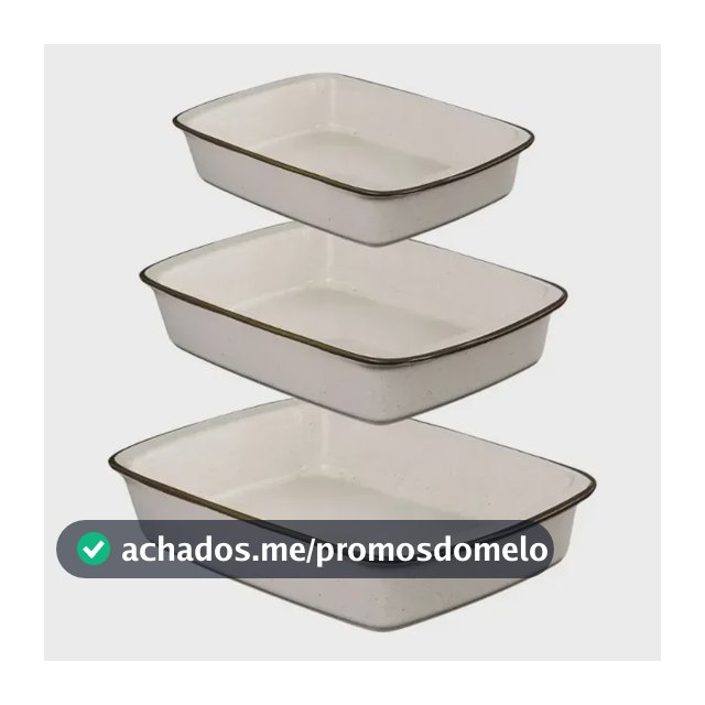Jogo De 3 Travessas Refratária Tango Oxford Maresia Multicor