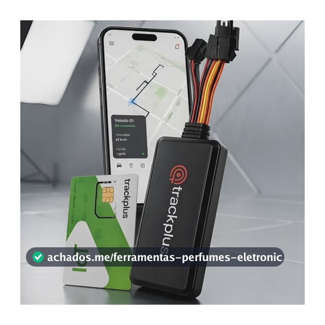 Rastreador Veicular Gps Com Chip E Aplicativo Em Tempo Real! Preto