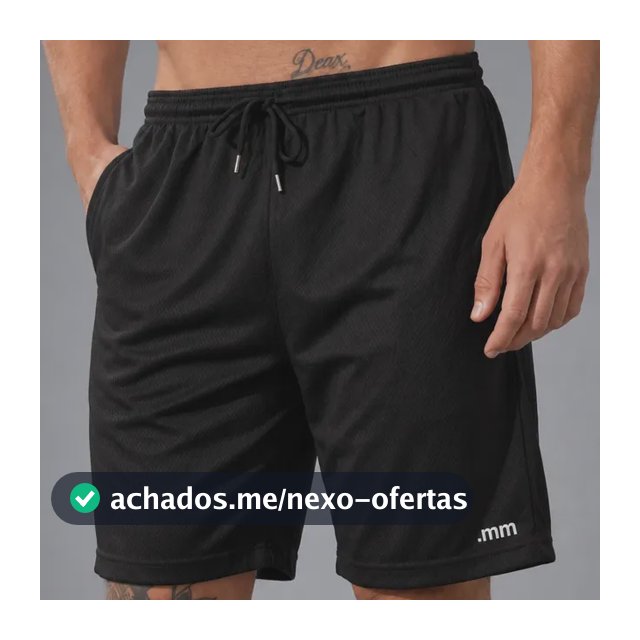 Bermuda Esportiva Masculina Futebol Short Treino Academia