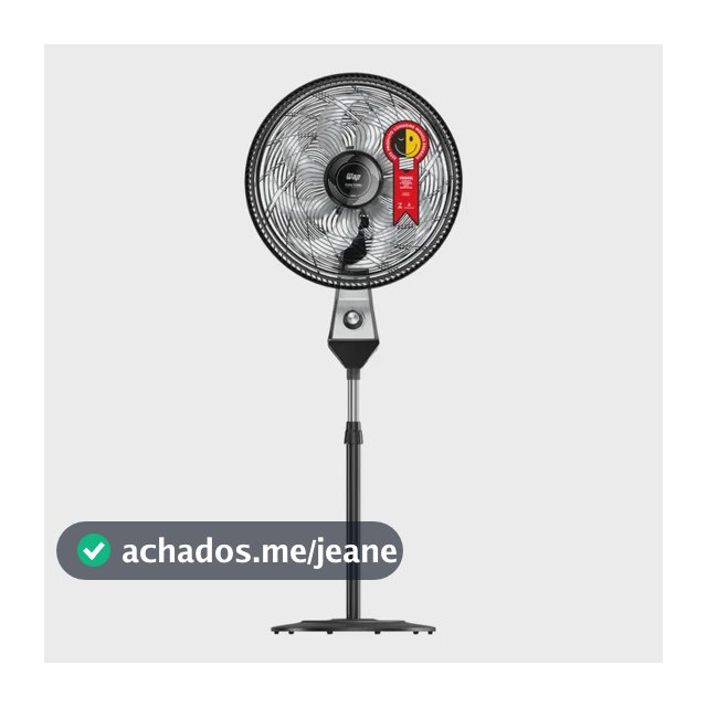 Ventilador de Coluna WAP Flow Turbo Eco 8 Pás 180W com 3 Velocidades