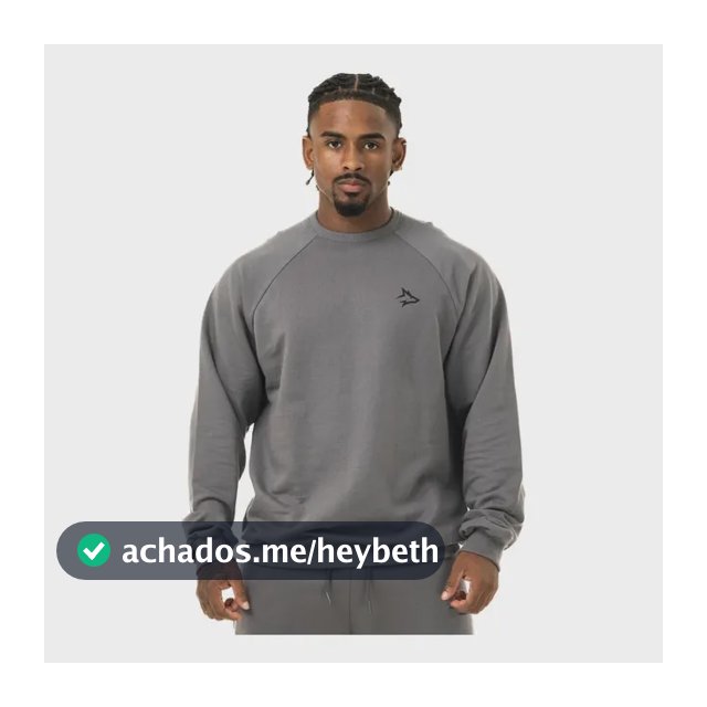 Moletom Masculino New Lupus Inverno Alpha M Cinza