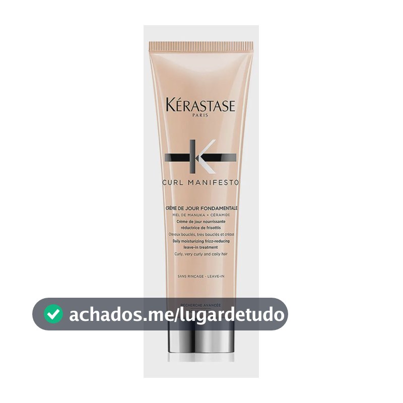 Kérastase Curl Manifesto Creme De Jour Fondamentale, Cabelo Cacheado e Encaracolado, 150ml