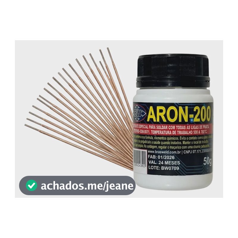 Kit  Varetas Foscoper Harris  + 1 Fluxo Aron-200 50g Dourado-escuro