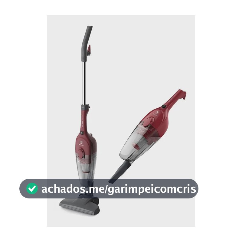Aspirador De Pó Vertical Com Fio Portátil De Mão 2 Em 1 1100w De Potencia Com Cabo Elétrico De 5 Metros E 1,2 Litros De Capacidade Com Filtro Hepa Electrolux STK13 Vermelho