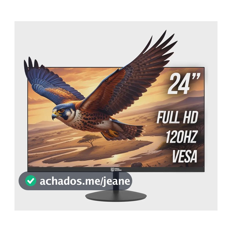 Monitor Gamer Safegamer ProWork 23.8" Full HD de 120Hz para Jogos