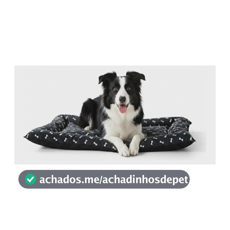 Cama Cachorro Grande Impermeável Com Ziper Tam G 96x66 Pet Preto