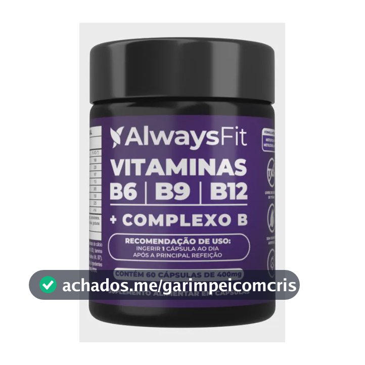 Complexo B Alwaysfit | Metilfolato + Metilcobalamina + Vitaminas Do Complexo B | 60 Cápsulas