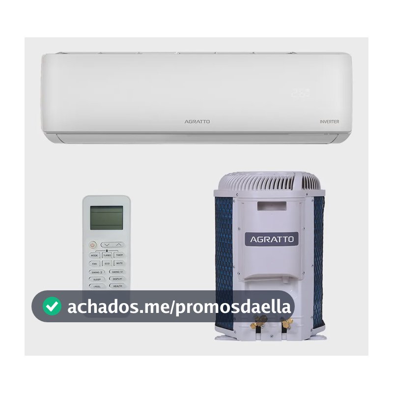 Ar Split Agratto Zen 9.000 Btus Frio Inverter 220v Branco 220v
