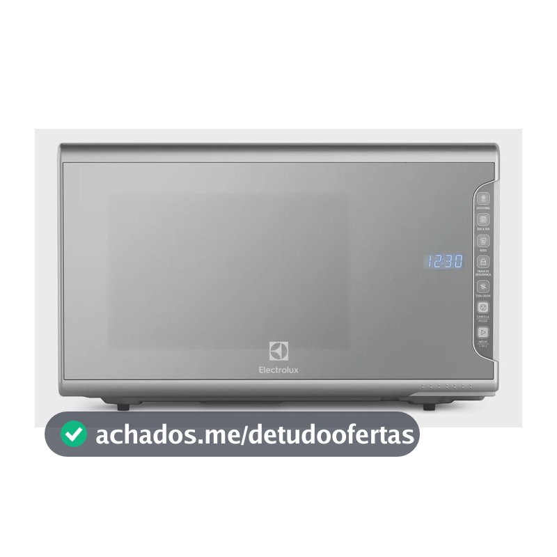 Micro-ondas MI41S Inox Espelhado Painel Integrado 31 litros Electrolux