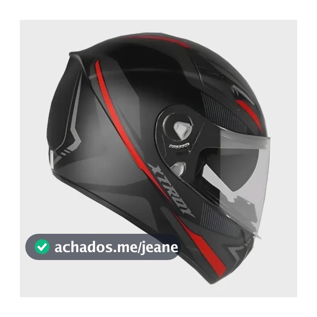 Capacete Fechado Ebf X-troy Drone Com Viseira Solar